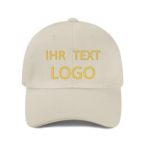 ROHBVMN Basecap personalisiert mit Foto/Logo/Text | Kappe selbst gestalten | personalisiertes Baseball Cap | Trucker Cap Herren Damen in großen Mengen | Mesh Cap für Männer Frauen von ROHBVMN