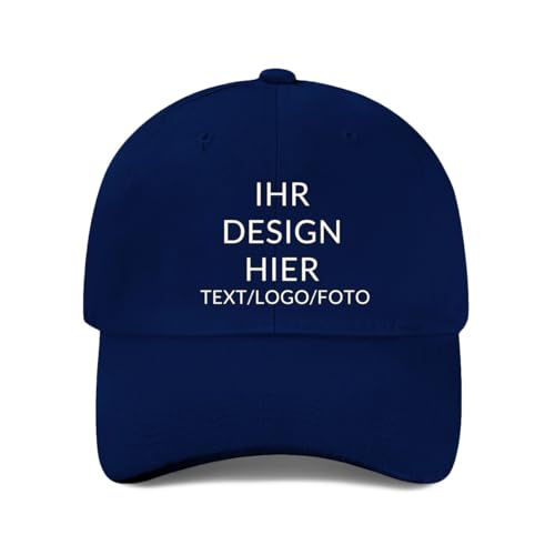 ROHBVMN Basecap personalisiert mit Foto/Logo/Text | Trucker Cap Mesh-Kappe selbst gestalten | Verstellbare Baseball Cap für Männer Frauen | Unisex Dad Cap Schwarz ROHBVMN Basecap personalisiert mit Foto/Logo/Text | Trucker Cap Mesh-Kappe selbst gestalten | Verstellbare Baseball Cap für Männer Frauen | Unisex Dad Cap Schwarz von ROHBVMN