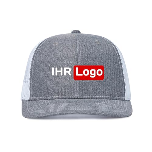 ROHBVMN Basecap personalisiert mit Foto/Logo/Text | Verstellbare Kappe für Männer & Frauen | personalisierte Schirmmütze selbst gestalten | Mesh Cap Baseball Cap Herren Damen von ROHBVMN