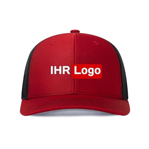 ROHBVMN Basecap personalisiert mit Foto/Logo/Text | Verstellbare Kappe für Männer & Frauen | personalisierte Schirmmütze selbst gestalten | Mesh Cap Baseball Cap Herren Damen von ROHBVMN