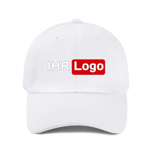 ROHBVMN Basecap personalisiert mit Foto/Logo/Text | Verstellbare Kappe für Männer & Frauen | personalisierte Schirmmütze selbst gestalten | Mesh Cap Baseball Cap Herren Damen von ROHBVMN