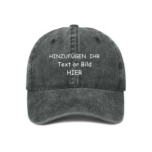 ROHBVMN Schirmmütze personalisiert mit Foto/Logo/Text | Mesh-Trucker-Kappe selbst gestalten | Verstellbare Dad Cap für Männer & Frauen | Baseball Cap Herren Damen Schwarz ROHBVMN Schirmmütze personalisiert mit Foto/Logo/Text | Mesh-Trucker-Kappe selbst gestalten | Verstellbare Dad Cap für Männer & Frauen | Baseball Cap Herren Damen Schwarz von ROHBVMN