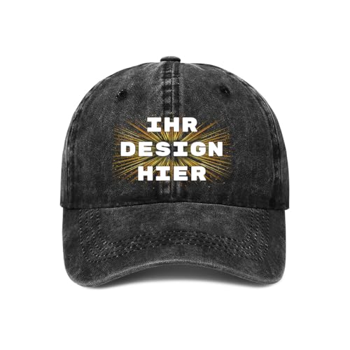 ROHBVMN Trucker Cap personalisiert mit Foto/Logo/Text | Baseball Cap selbst gestalten | Mesh-Kappe für Männer & Frauen | Verstellbare Dad Cap Schwarz | Basecap Herren Damen ROHBVMN Trucker Cap personalisiert mit Foto/Logo/Text | Baseball Cap selbst gestalten | Mesh-Kappe für Männer & Frauen | Verstellbare Dad Cap Schwarz | Basecap Herren Damen von ROHBVMN
