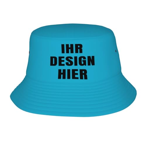 ROHBVMN personalisiert Cap personalisierte Bucket hat personalisierte Fischerhut personalisiertes anglerhut Text Cap selbst gestalten mit Foto/Namen, personalisierte Sonnenhut für Männer & Frauen von ROHBVMN