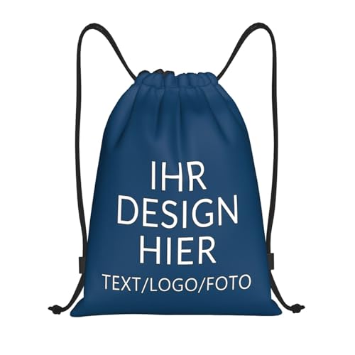 ROHBVMN personalisiert rucksack in Großpackung mit Ihrem Logo –personalisiertes turnbeutel für Herren und Damen, Schwimmtasche, kleine Sporttasche, Kordelzugtasche, ideal für Sport und Freizeit von ROHBVMN