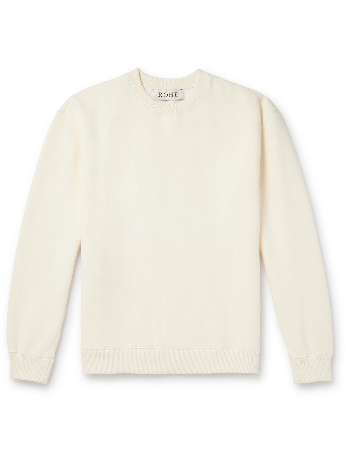 RÓHE - Cotton-Blend Jersey Sweatshirt - Men - Neutrals - S von RÓHE