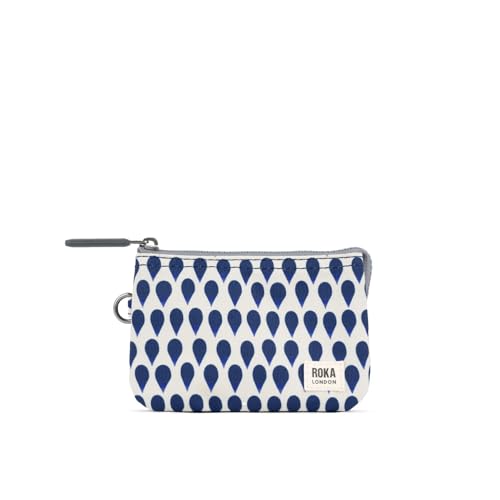 ROKA London Carnaby Small Denim Rain Nachhaltige Leinwand, Denim Rain, S, Münztasche ROKA London Carnaby Small Denim Rain Nachhaltige Leinwand, Denim Rain, S, Münztasche von ROKA London
