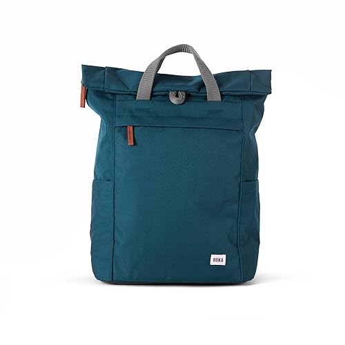 ROKA London Finchley A Large Recycled Canvas, blaugrün, L von ROKA London