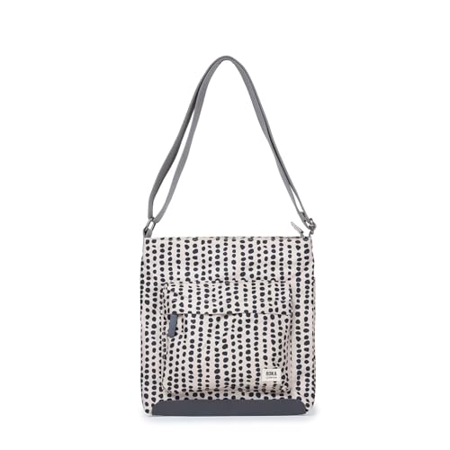 ROKA London Kennington Sustainable Crossbody Recycled Canvas Linear Dot ROKA London Kennington Sustainable Crossbody Recycled Canvas Linear Dot von ROKA London