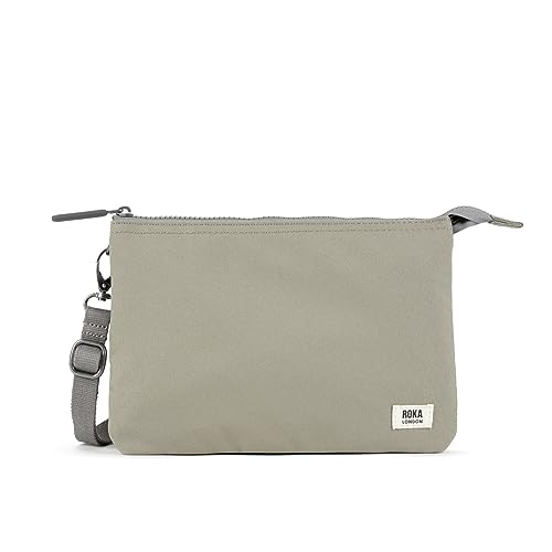 ROKA Carnaby XL Slim Crossbody Taschen für Damen & Herren - 3 Fächer, grober Reißverschluss, abnehmbarer & verstellbarer Gurt für Handy, Geldbörse, Schlüssel, Corinader, XL ROKA Carnaby XL Slim Crossbody Taschen für Damen & Herren - 3 Fächer, grober Reißverschluss, abnehmbarer & verstellbarer Gurt für Handy, Geldbörse, Schlüssel, Corinader, XL von ROKA London