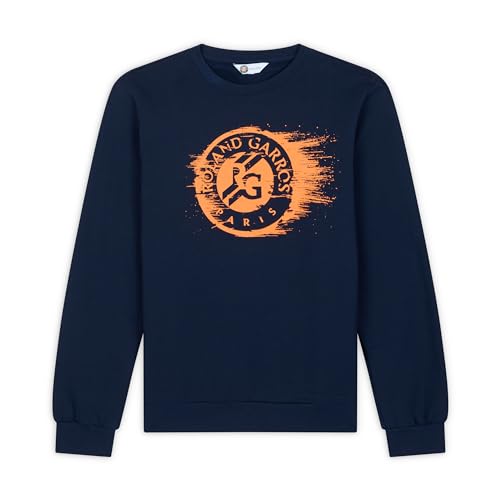 ROLAND GARROS Herren Logo Pullover, blau, XXL von ROLAND GARROS