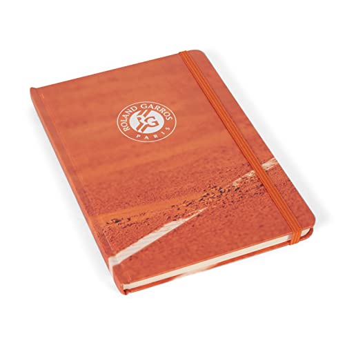 ROLAND GARROS - Notebook – Logo Farbe Erdschlag – Papier – 80 g – 21,5 x 14,5 cm, Erdboot, onesize von ROLAND GARROS