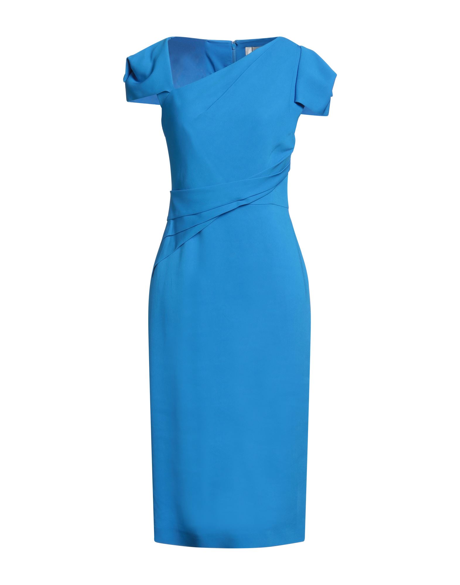 ROLAND MOURET Midi-kleid Damen Azurblau ROLAND MOURET Midi-kleid Damen Azurblau von ROLAND MOURET