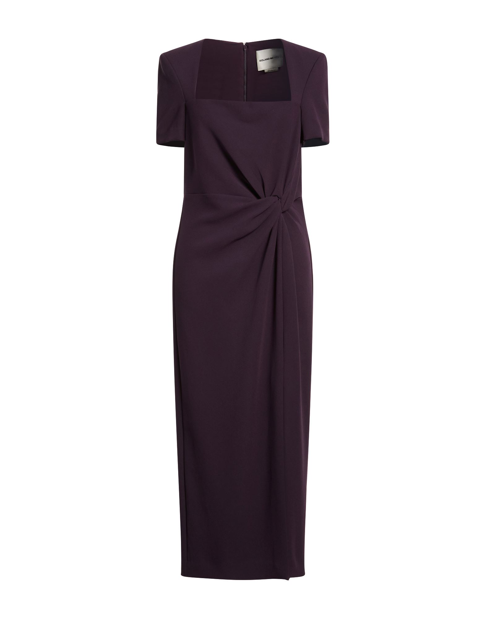 ROLAND MOURET Midi-kleid Damen Dunkelviolett von ROLAND MOURET