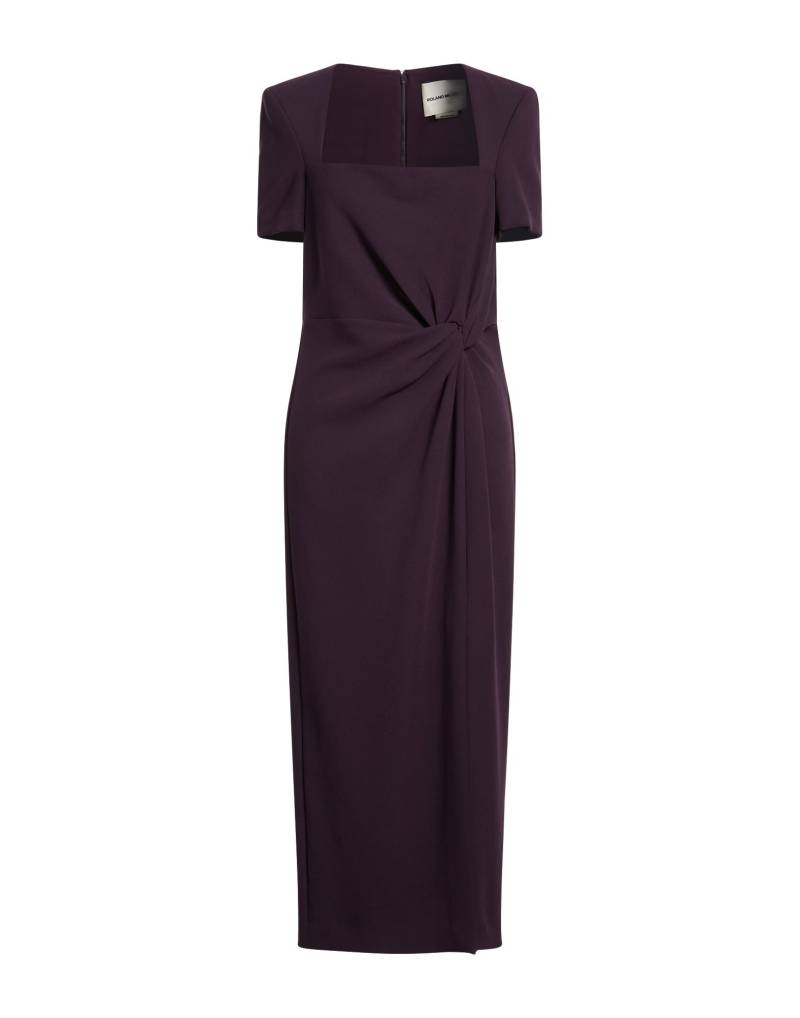 ROLAND MOURET Midi-kleid Damen Dunkelviolett von ROLAND MOURET