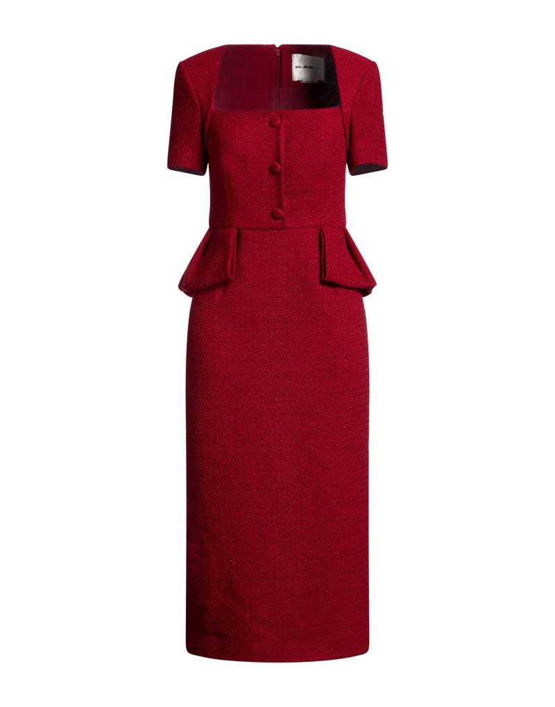 ROLAND MOURET Midi-kleid Damen Rot von ROLAND MOURET