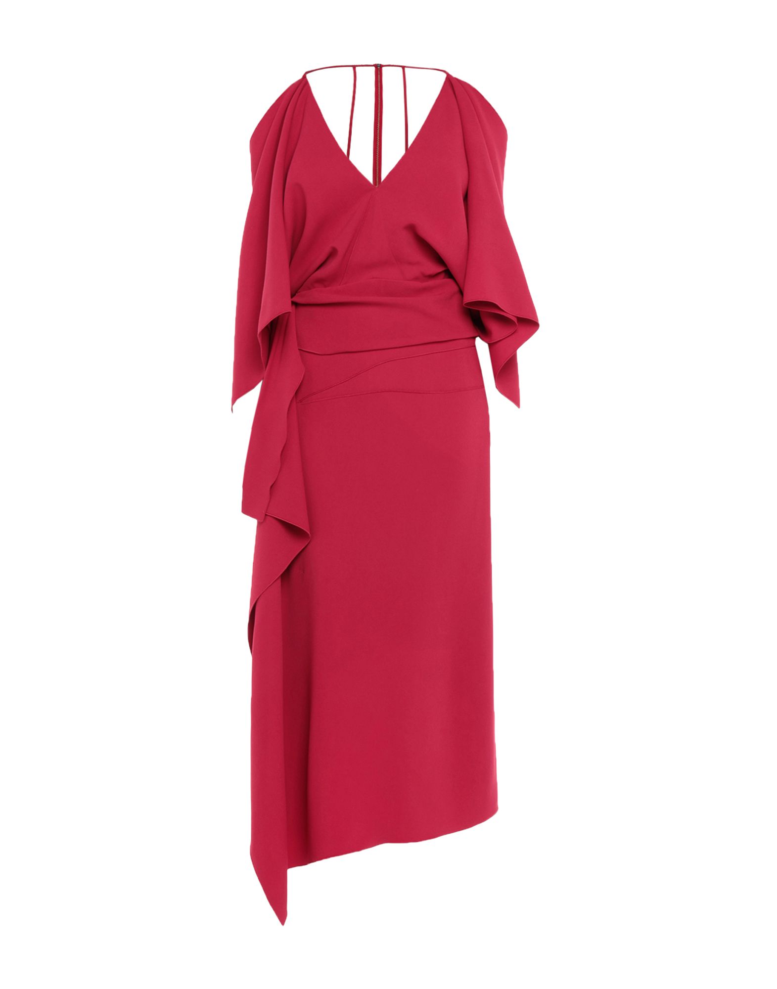 ROLAND MOURET Midi-kleid Damen Bordeaux von ROLAND MOURET