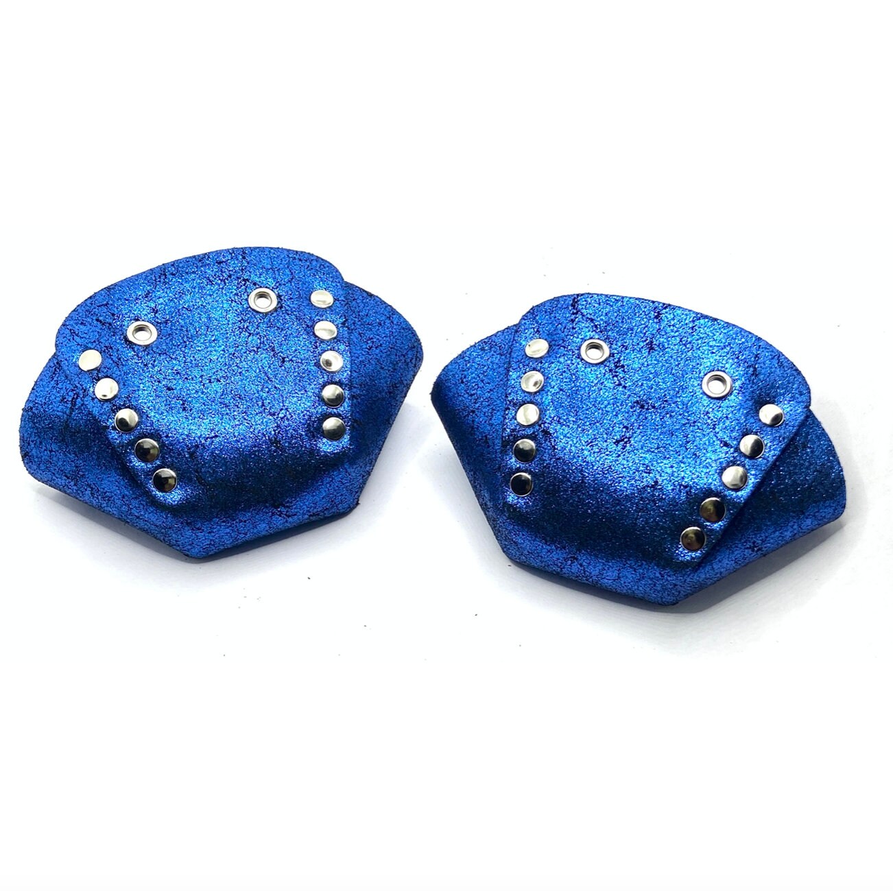 Royal Blau Glitzer Wildleder Rollschuh Kappen | Paar Von Rollerstuff Royal Blau Glitzer Wildleder Rollschuh Kappen | Paar Von Rollerstuff von ROLLERSTUFF
