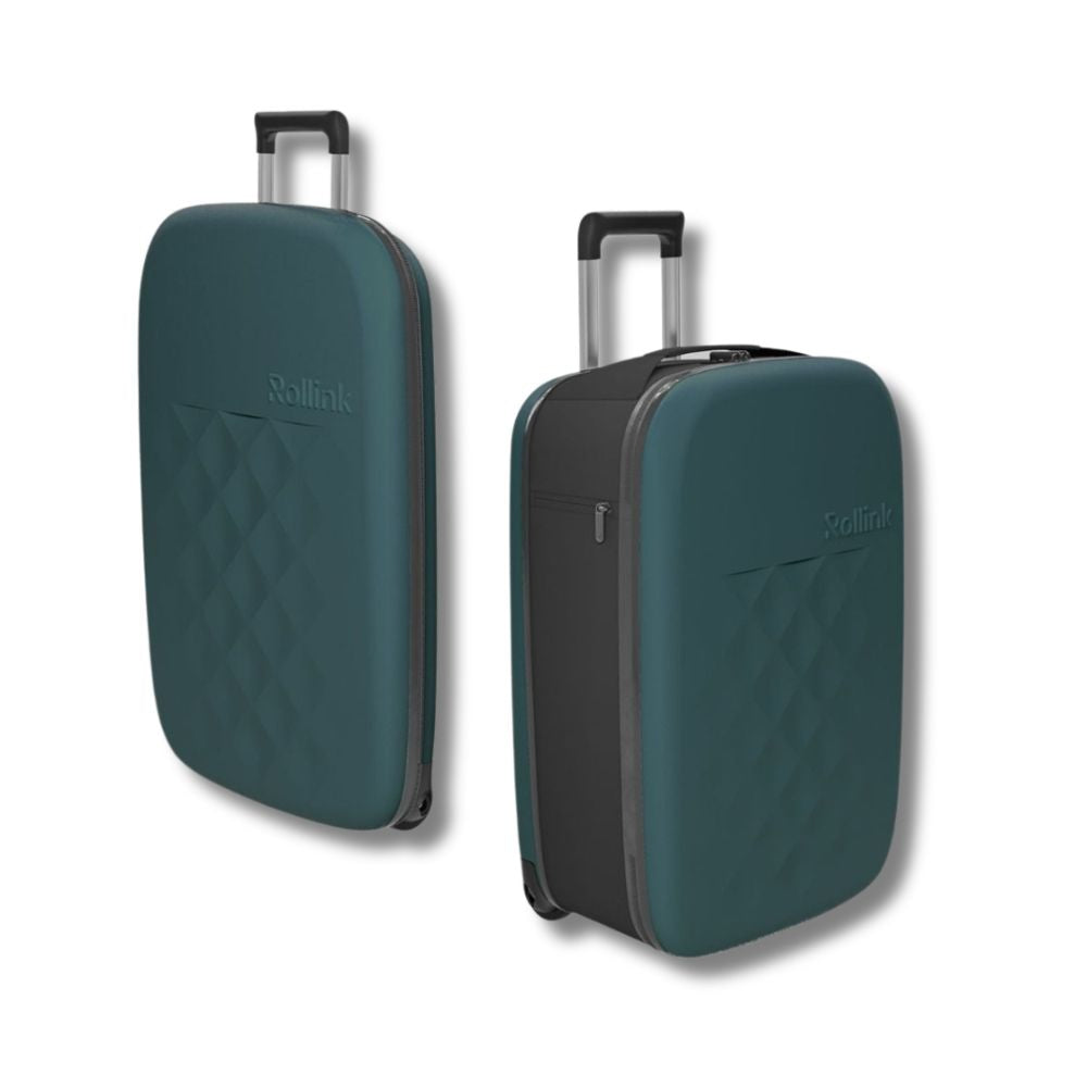 ROLLINK - Rollink Vega II Flex 26 Deep Lagoon 2-Rollen Trolley M 64cm petrol von ROLLINK