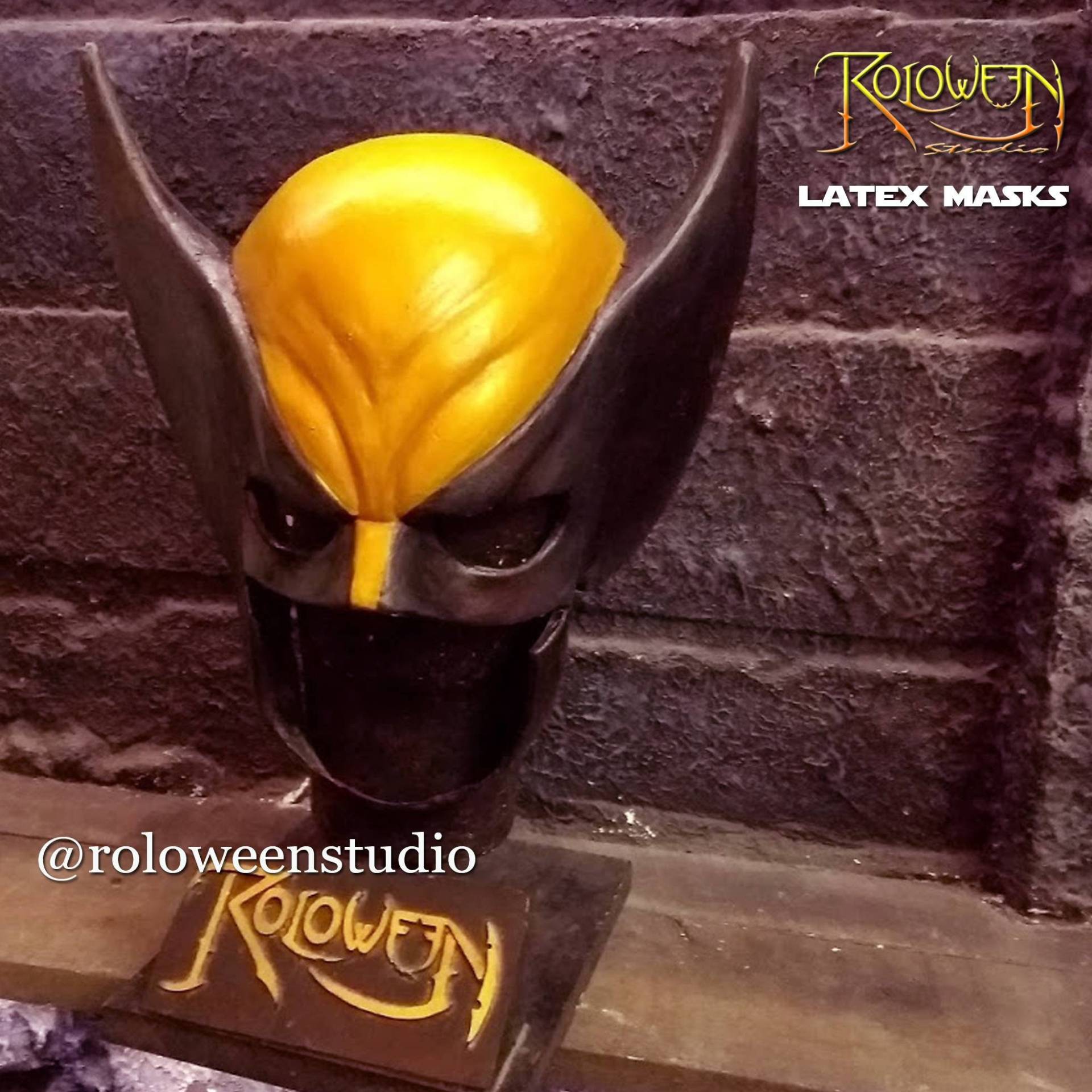 Wolverine-Maske, X-Men-Latexmaske, Wolverine, Hugh Jackman von ROLOWEENSTUDIO