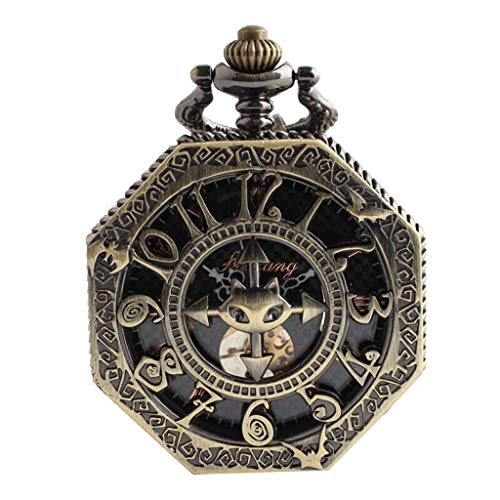 ROLTIN Taschenuhr Damen Taschenuhren Vintage mechanische Taschenuhr mit Kette Herren Taschenuhren von ROLTIN