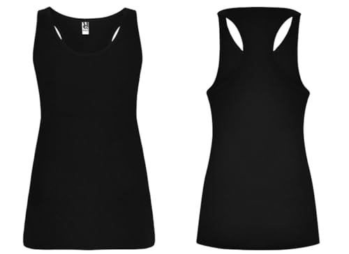 ROLY Mädchen Tank Top Racerback Branda, Uni, Schwarz, 6535, Gr. 9J ROLY Mädchen Tank Top Racerback Branda, Uni, Schwarz, 6535, Gr. 9J von ROLY