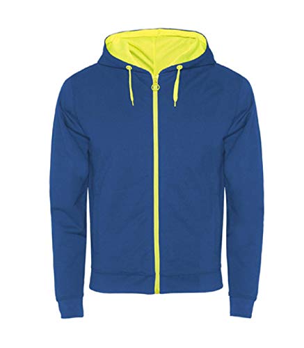 Roly Fuji Sweat-Jacket Royal Blue 05/Fluor Yellow 221 L von ROLY