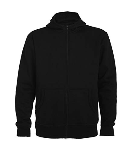 Roly Montblanc Hooded Sweatjacket Black 02 XL von ROLY