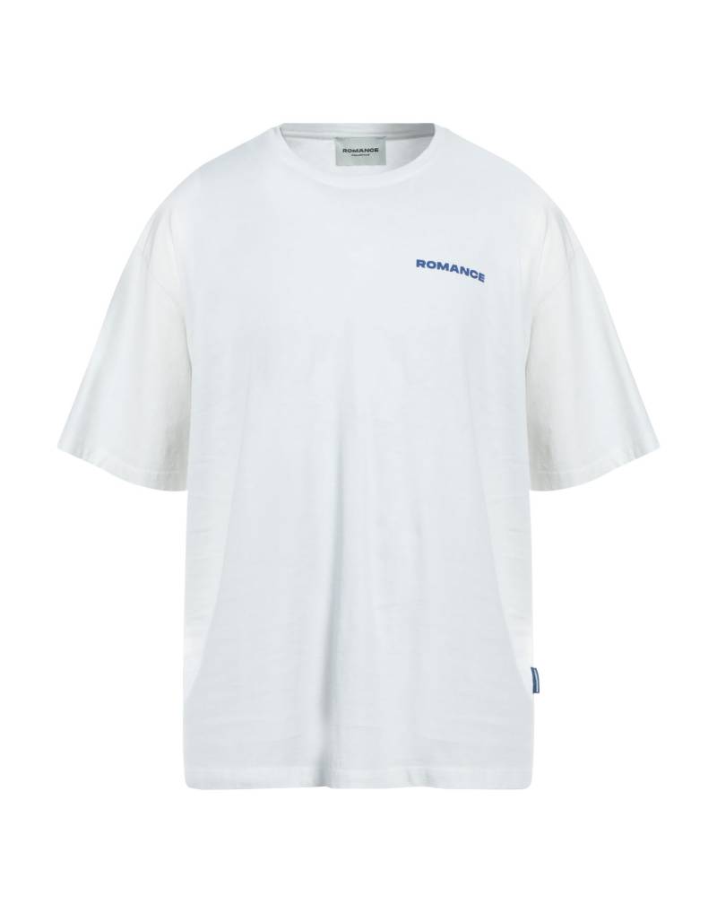 ROMANCE T-shirts Herren Weiß ROMANCE T-shirts Herren Weiß von ROMANCE