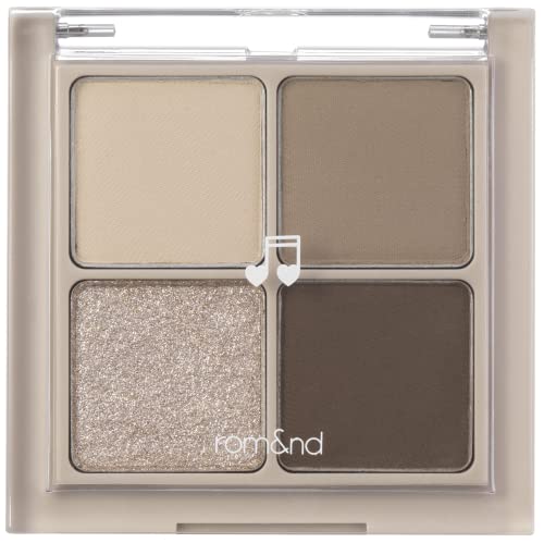 rom&nd romand Besser als Augen6 Farben | Basics Lidschatten-Palette, samtige Textur, langanhaltendes Make-up, Galaxy Pearl Glitter, MLBB, MEBB| 6g/0,21oz Nr. M02 TROCKENE BUCHWEIZENBLUME von rom&nd