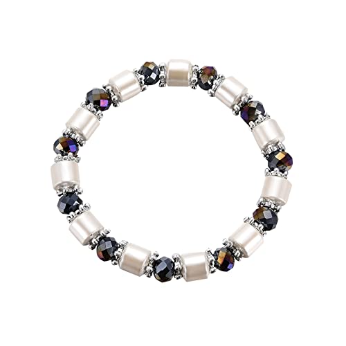 Anti-Schwell-Fußkettchen aus schwarzem Obsidian,Schlankheits-Fußkettchen aus schwarzem Obsidian,Lymphdrainage-Armband aus schwarzem Obsidian Magnetfeldtherapie Obsidian Fußkettchen von ROMIDA