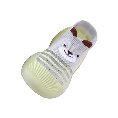 Kinder Anti Rutsch Socken Schuhe Babyschuhe Lauflernschuhe Mädchen Jungen Jungen Gefüttert Hausschuhe Kleinkind Socke mit Gummisohle Krabbelschuhe Rutschfest Sockenschuhe von ROMIDA