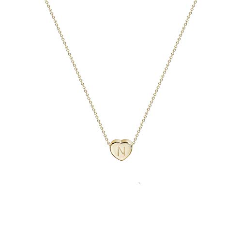 ROMIDA 26 englische Buchstaben Kette Damen 925 Sterling Silber 26 englische Buchstaben Anhänger Tier Halskette Schmuck Geschenk für Mädchen Kinder Freundin von ROMIDA