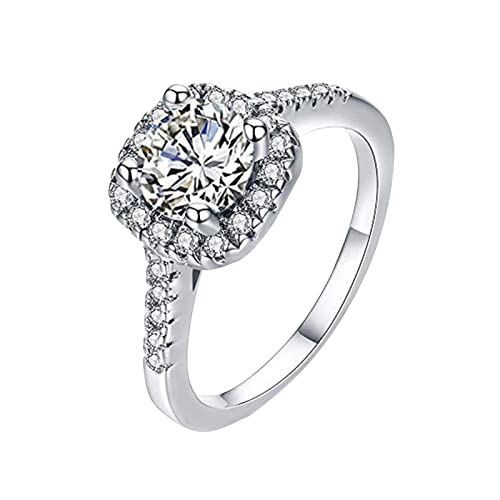 ROMIDA Diamant Ringe Ring Silber 925 Sterlingsilber verstellbar Offener Ringe Rosegold 2 in 1Einstellbar Kleine Schmuck Stapelbare Ringe an Meine schöne Frau Herz-Draht-Ring von ROMIDA