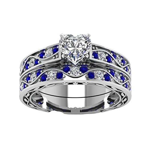 ROMIDA Diamant Ringe Ring Silber 925 Sterlingsilber verstellbar Offener Ringe Rosegold Einstellbar Kleine Schmuck Stapelbare Ringe Geschenke für Freundin Valentinstag Geburtstag von ROMIDA