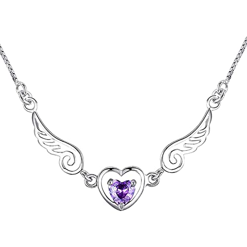 ROMIDA Mädchen Herz Halskette 925 Sterling Silber Anhänger Kette Muttertag schmuck halskette Geburtstag Geschenke für Mädchen Damen Tochter Jahrestag von ROMIDA