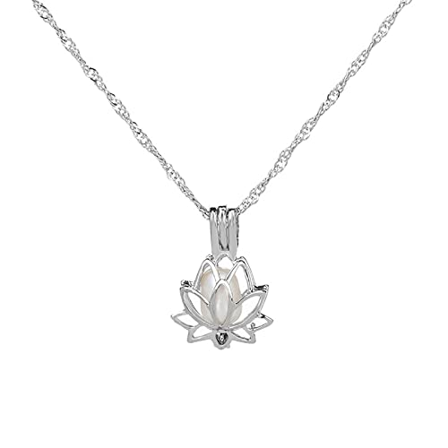 ROMIDA Personalisierte Halskette für Damen/leuchtende Halskette mit Anhänger Halskette Geschenke für Frauen S925 Sterling Silber Halskette Schmuck Geburtstagsgeschenk für Frauen. von ROMIDA