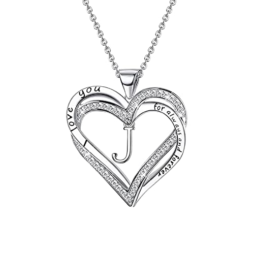 ROMIDA Personalisierte Halskette für Damen /26 Halskette mit englischen Buchstaben Halskette Geschenke für Frauen S925 Sterling Silber Halskette Schmuck Geburtstagsgeschenk für Frauen. von ROMIDA