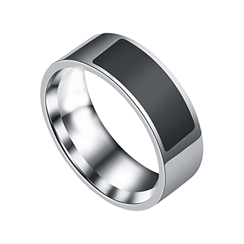 ROMIDA Ring Herren Damen Ringe Intelligenter NFC-Telefon-Tag-Ring intelligenter Ring Verknüpfbare Ringe aus der Ferne von ROMIDA