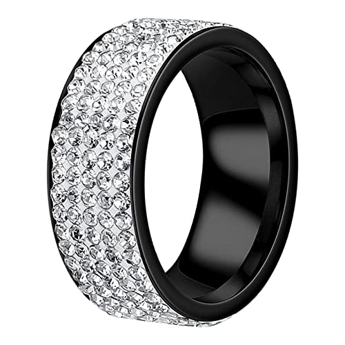 ROMIDA Silber Ring mit Zirkonia Kristallen, Liebesring Verlobungsring Frauen Damen Fingerring Partnerringe,Trauringe Damenring. Klassik Silber Schmuck Mädchen Frauen Muttertagsgeschenk von ROMIDA