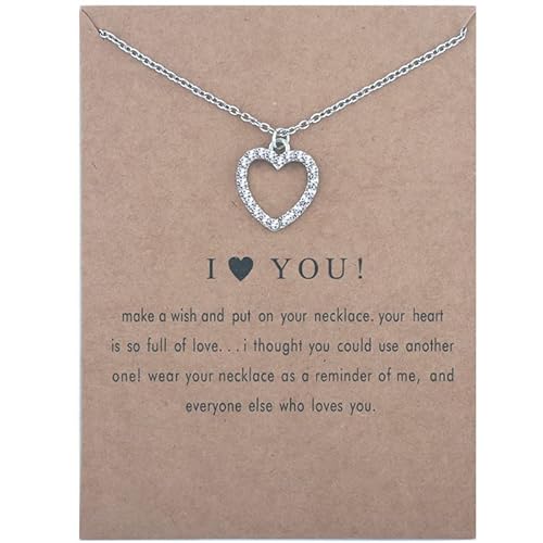 ROMIDA mädchen Herz Halskette 925 Sterling Silber Herz Anhänger Kette Muttertag schmuck halskette Geburtstag Geschenke für Mädchen Damen Tochter Jahrestag von ROMIDA