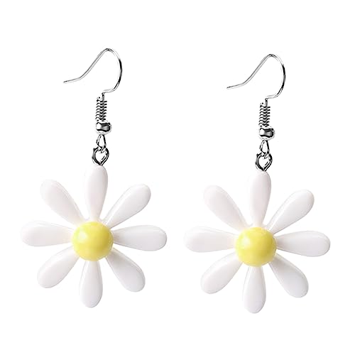 ROMISBABA 1 Paar Daisy Blumen Ohrringe Süße Baumelnde Ohrringe für Damen Bunte Kunststoffblumen Einzigartiges Design für Leicht und zu Tragen ROMISBABA 1 Paar Daisy Blumen Ohrringe Süße Baumelnde Ohrringe für Damen Bunte Kunststoffblumen Einzigartiges Design für Leicht und zu Tragen von ROMISBABA