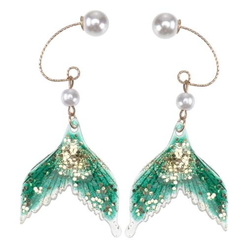 ROMISBABA 1 Paar Feminine Fischschwanz Ohrringe für Damen Kreative Hängende Ohrringe Modischer Schmuck für Allergiefreundlich und für Partys und Alltag ROMISBABA 1 Paar Feminine Fischschwanz Ohrringe für Damen Kreative Hängende Ohrringe Modischer Schmuck für Allergiefreundlich und für Partys und Alltag von ROMISBABA