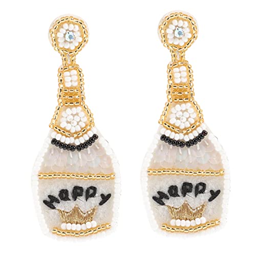 ROMISBABA 1 Paar Funkelnde Paillettenohrringe Gold Dangle Ohrringe Für Frauen Damen Zierlich Mode Schmuck Trendy Gewebte Strandohrringe Für Frauen Acryl Weiß ROMISBABA 1 Paar Funkelnde Paillettenohrringe Gold Dangle Ohrringe Für Frauen Damen Zierlich Mode Schmuck Trendy Gewebte Strandohrringe Für Frauen Acryl Weiß von ROMISBABA