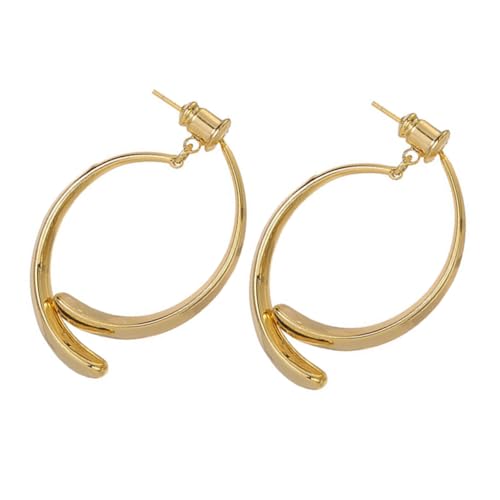ROMISBABA 1 Paar Kreuzförmige Dangle Ohrringe für Damen Silber Goldene Tropfenohrringe Stilvolles Schmuckset für Festivals und Alltag für zu Geburtstagen und Feiertagen von ROMISBABA