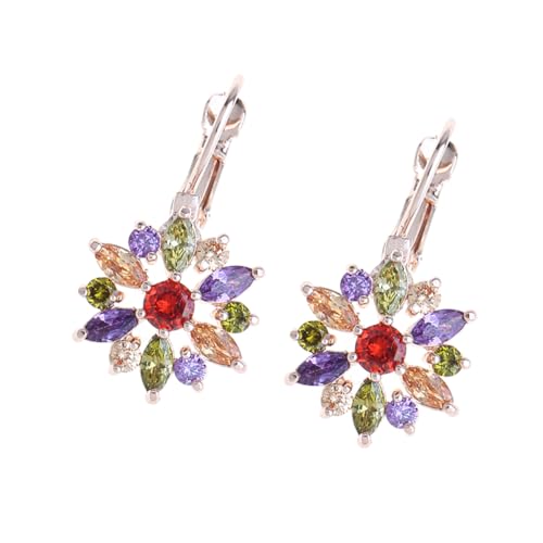 ROMISBABA 1 Paar Kristallanhänger Mädchen Ohrringe Trendy Dame Ohrschmuck Ohrhänger Für -ohrring ROMISBABA 1 Paar Kristallanhänger Mädchen Ohrringe Trendy Dame Ohrschmuck Ohrhänger Für -ohrring von ROMISBABA