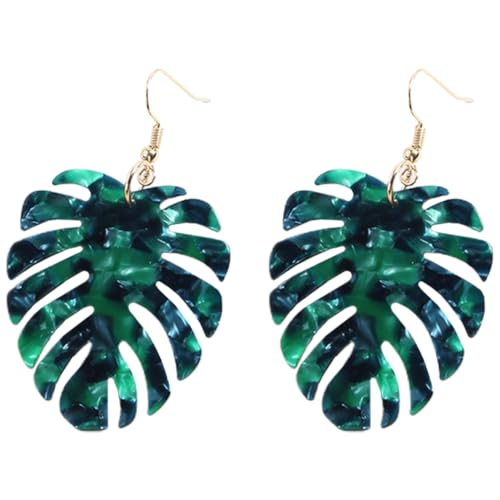 ROMISBABA 1 Paar Monstera Ohrringe für Frauen Aesthetische Grüne Ohrringe Sommer Schmuck Einzigartiges Design für Partys und Reisen Langlebig und zu Tragen ROMISBABA 1 Paar Monstera Ohrringe für Frauen Aesthetische Grüne Ohrringe Sommer Schmuck Einzigartiges Design für Partys und Reisen Langlebig und zu Tragen von ROMISBABA