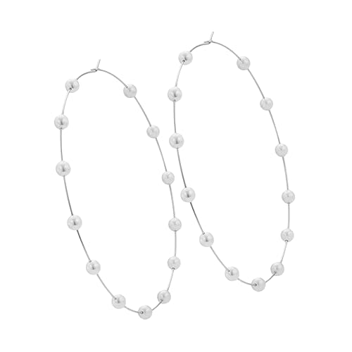 ROMISBABA 1 Paar Perlenohrringe Perlenohrstecker Dangle Ohrringe Schleife Ohrschmuck Silver ROMISBABA 1 Paar Perlenohrringe Perlenohrstecker Dangle Ohrringe Schleife Ohrschmuck Silver von ROMISBABA