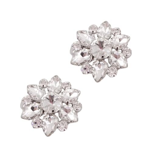 ROMISBABA Strass Schuhclips Für Frauen Abnehmbare Schuhdekoration Strass Schuhschnallen Glitzernd Diy-zubehör Hochzeit Party Accessoires Ballerinas Stiefel Sandalen Pumps von ROMISBABA
