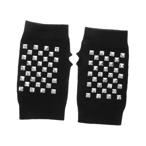 ROMISBABA 1 Paar Studentenhandschuhe Fingerlose Handschuhe Schwarz Cosplay Mit Schwarzen Handschuhen Süße Fingerlose Handschuhe Niethandschuh Handwärmer Stricken Gekämmte Baumwolle ROMISBABA 1 Paar Studentenhandschuhe Fingerlose Handschuhe Schwarz Cosplay Mit Schwarzen Handschuhen Süße Fingerlose Handschuhe Niethandschuh Handwärmer Stricken Gekämmte Baumwolle von ROMISBABA
